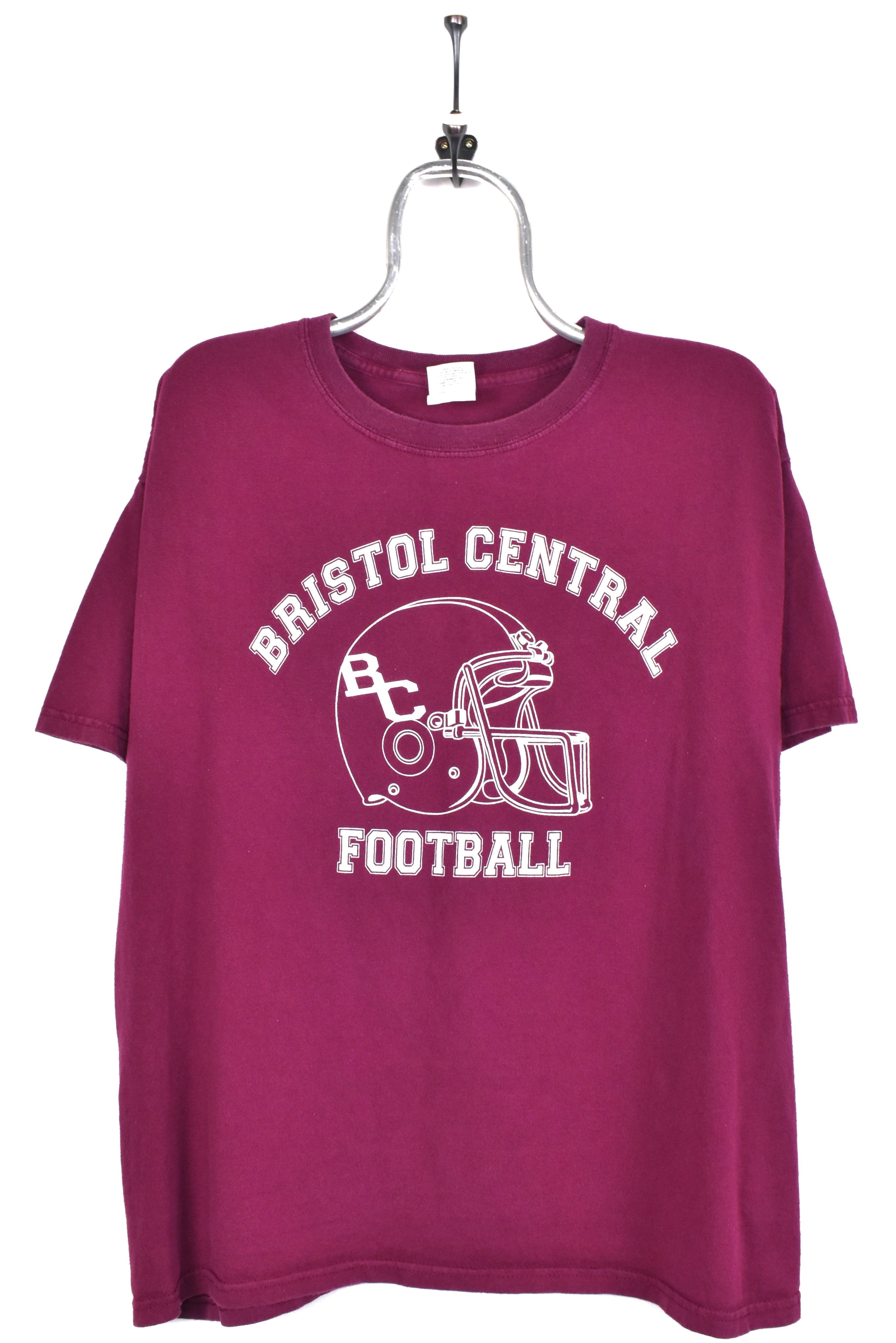Vintage Bristol Central shirt, college football graphic tee - AU Large COLLEGE