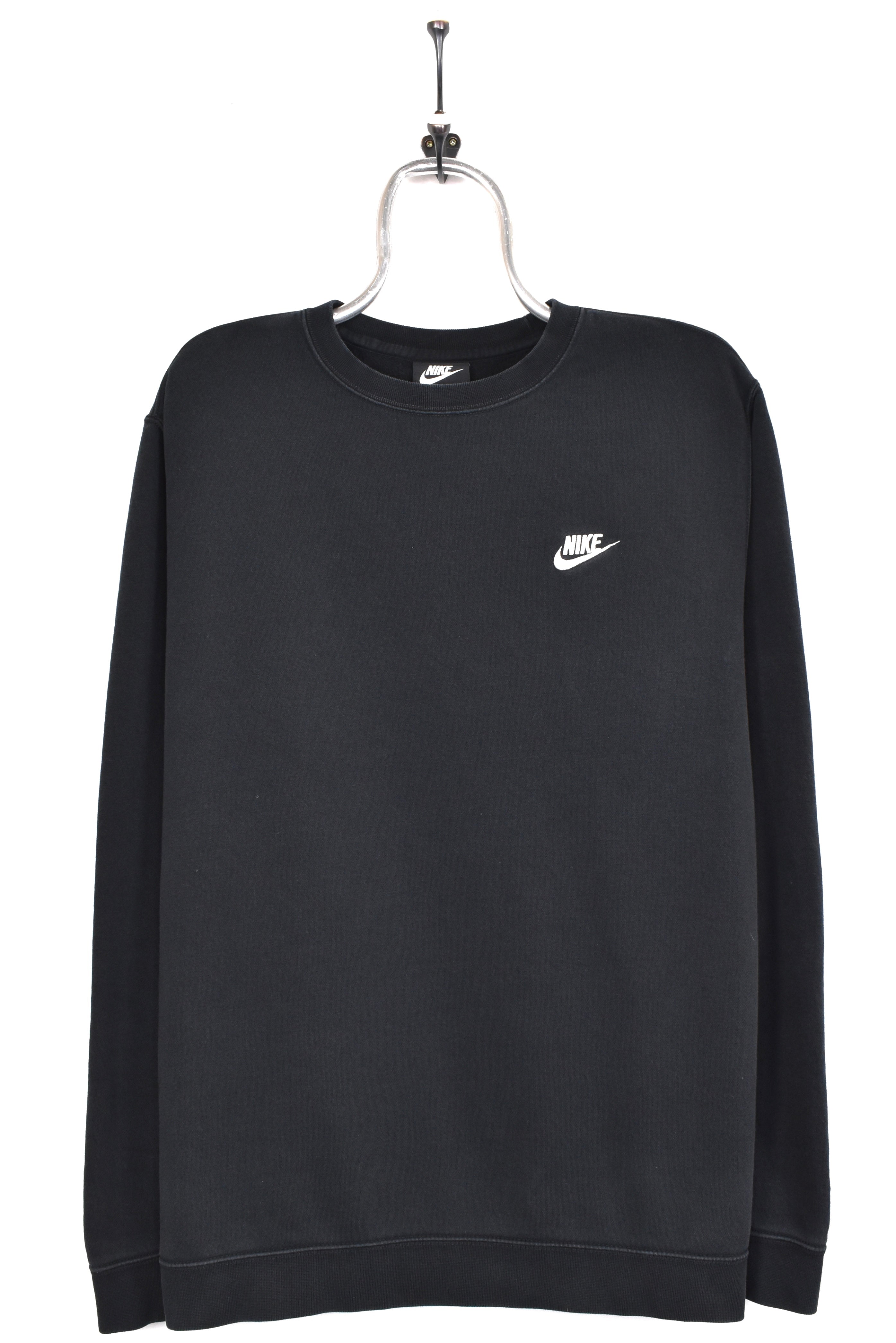 Vintage Nike sweatshirt, black embroidered crewneck - AU XL NIKE
