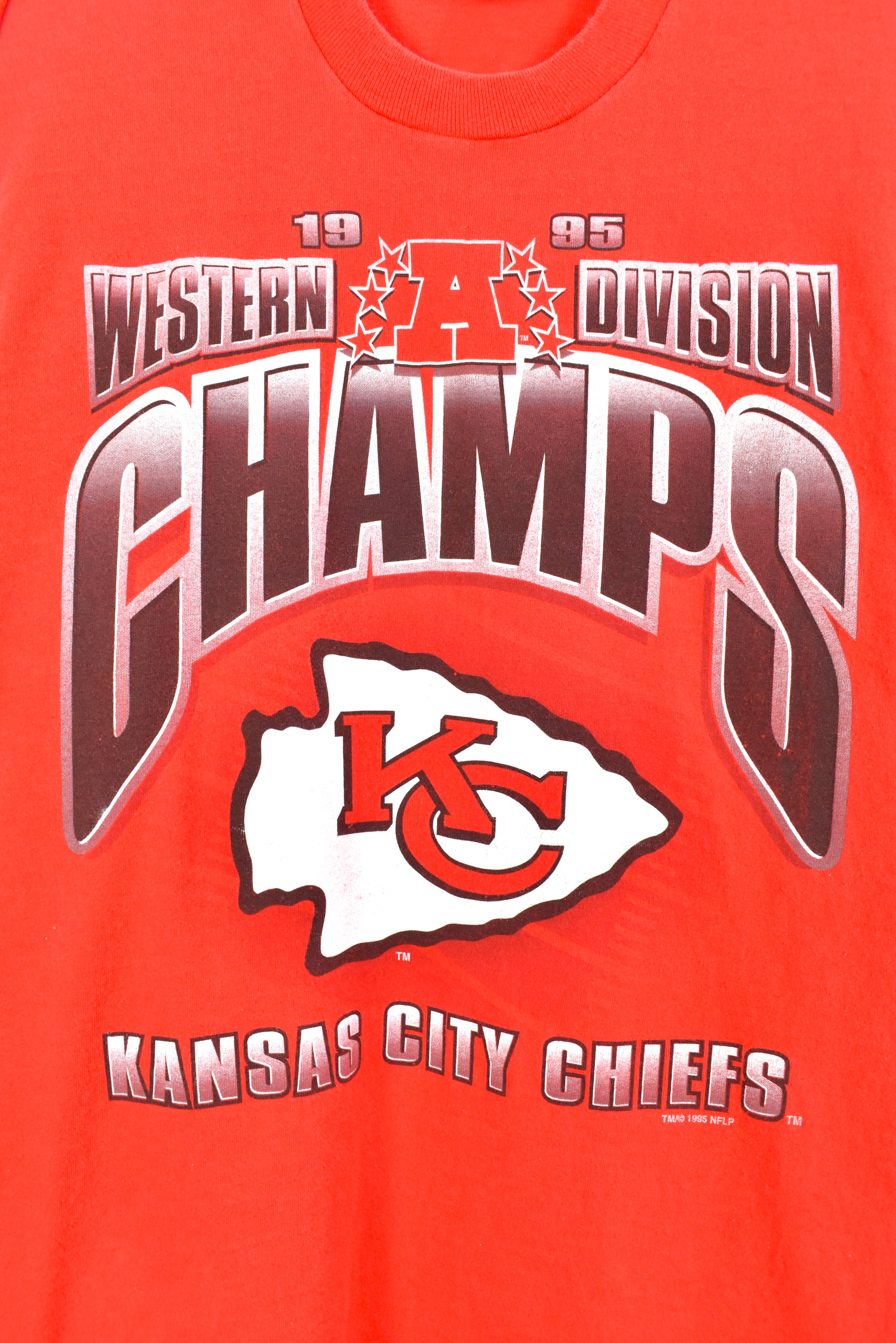 Vintage Kansas City Chiefs shirt, 1995 NFL American football graphic tee - XL, red PRO SPORT