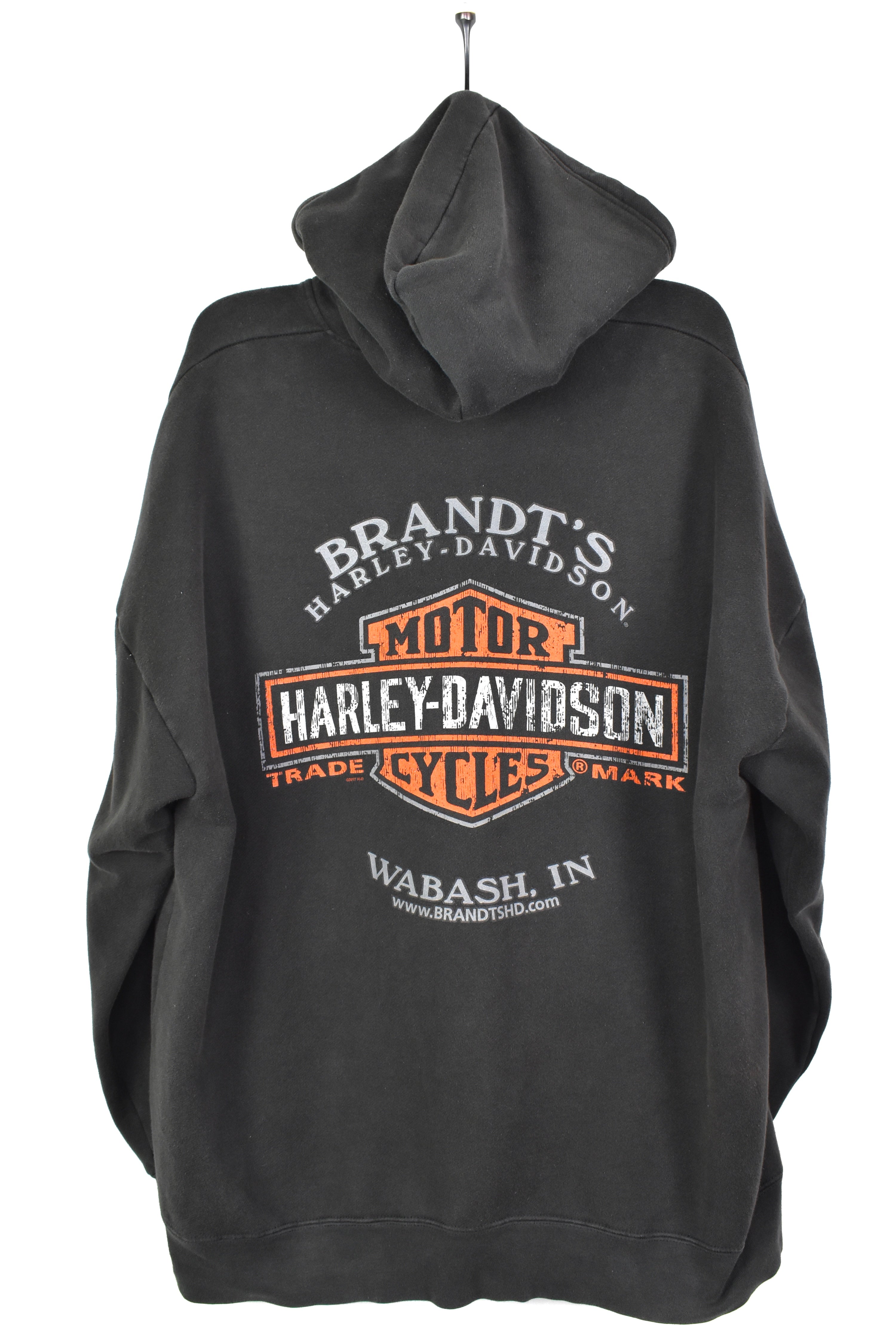 MODERN HARLEY DAVIDSON BLACK HOODIE | XXL HARLEY DAVIDSON