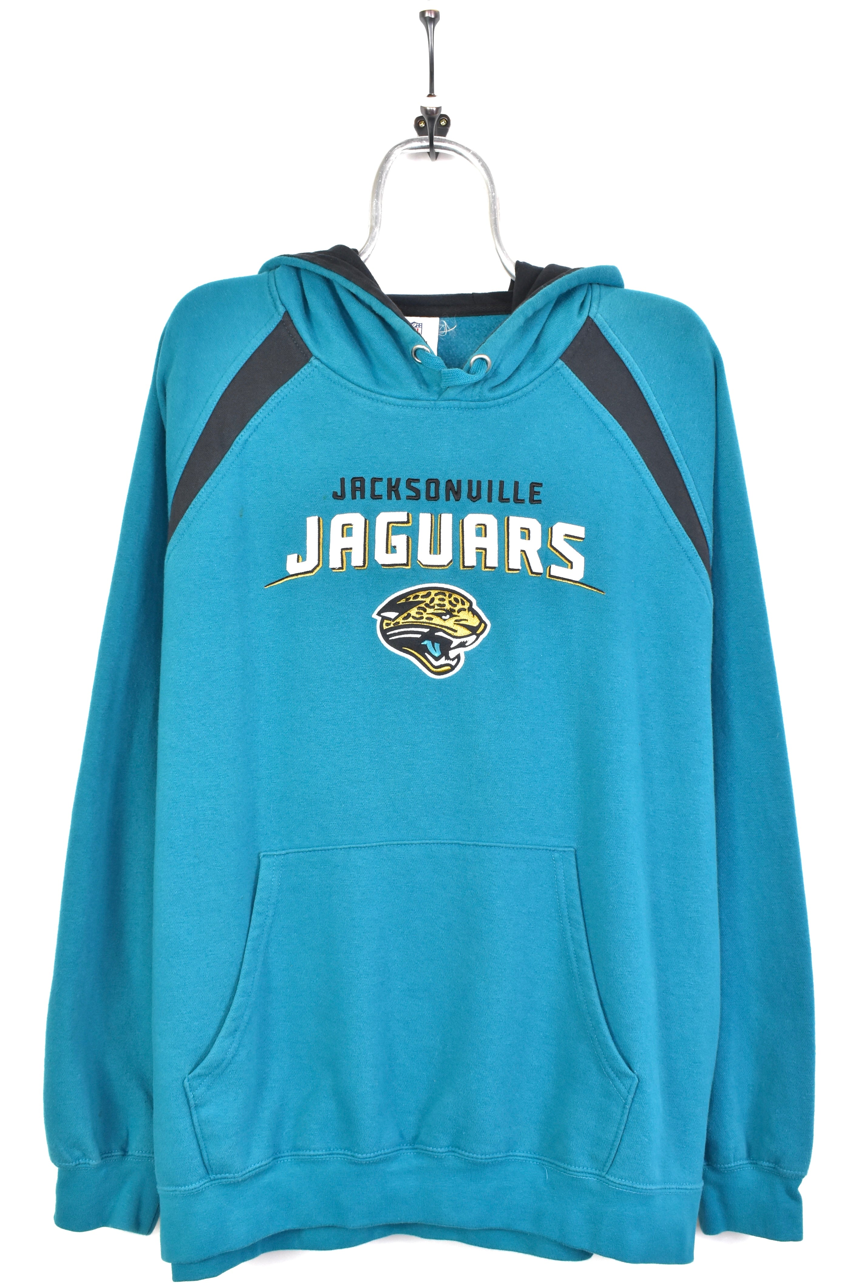 Vintage nfl jacksonville jaguars embroidered blue hoodie | xl PRO SPORT