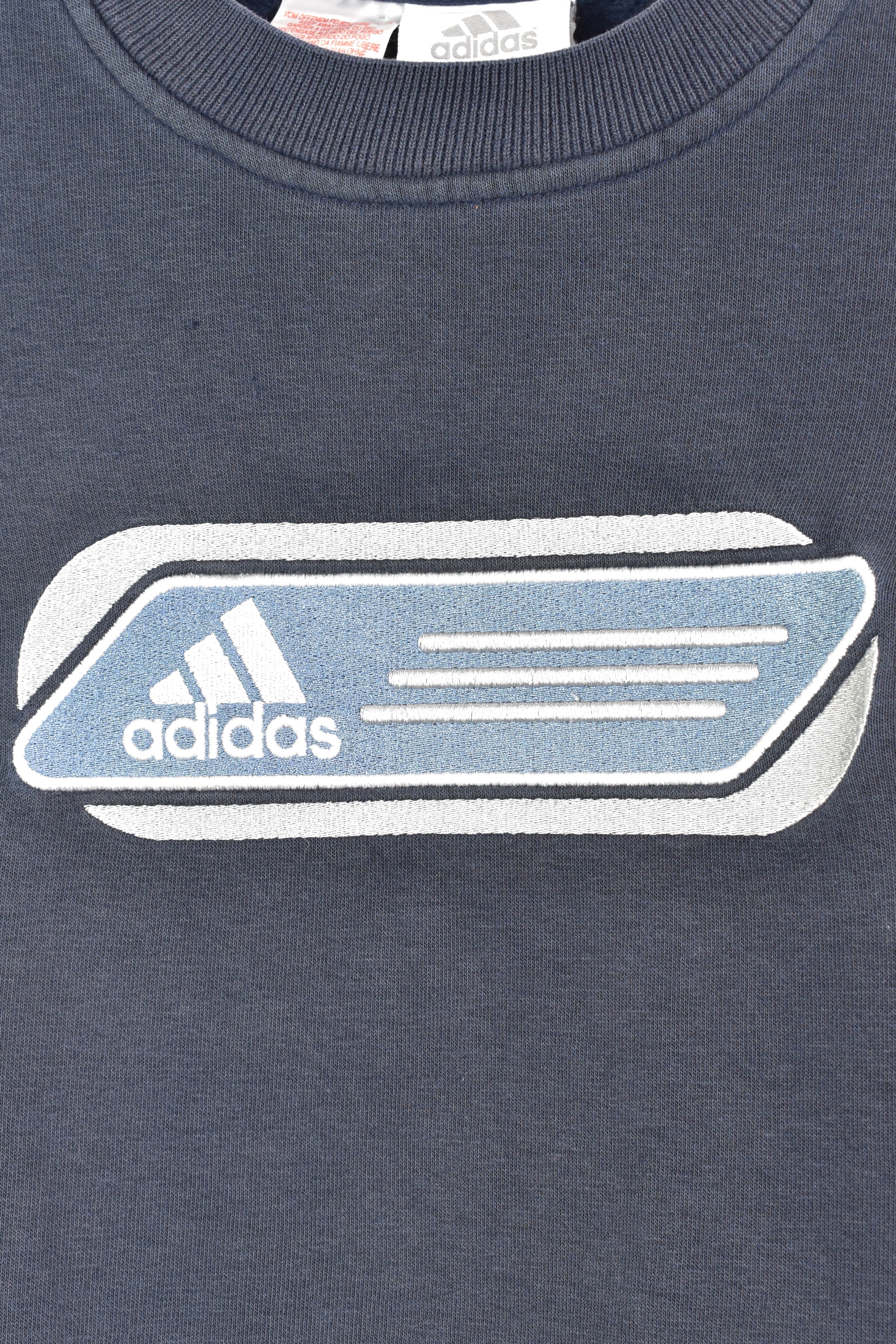 Vintage adidas embroidered grey sweatshirt | small ADIDAS