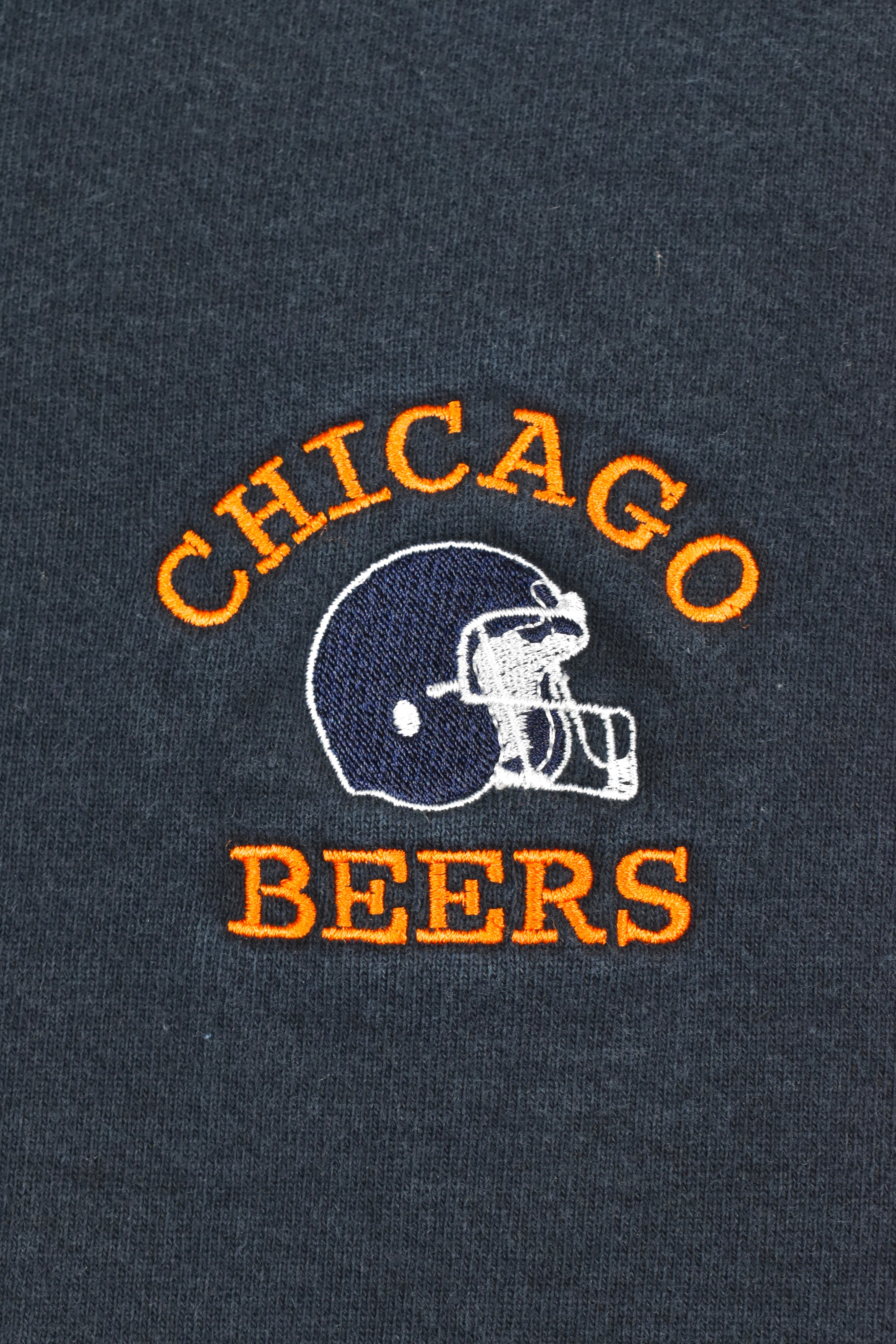 Vintage Chicago Bears sweatshirt, NFL black embroidered crewneck - AU L PRO SPORT