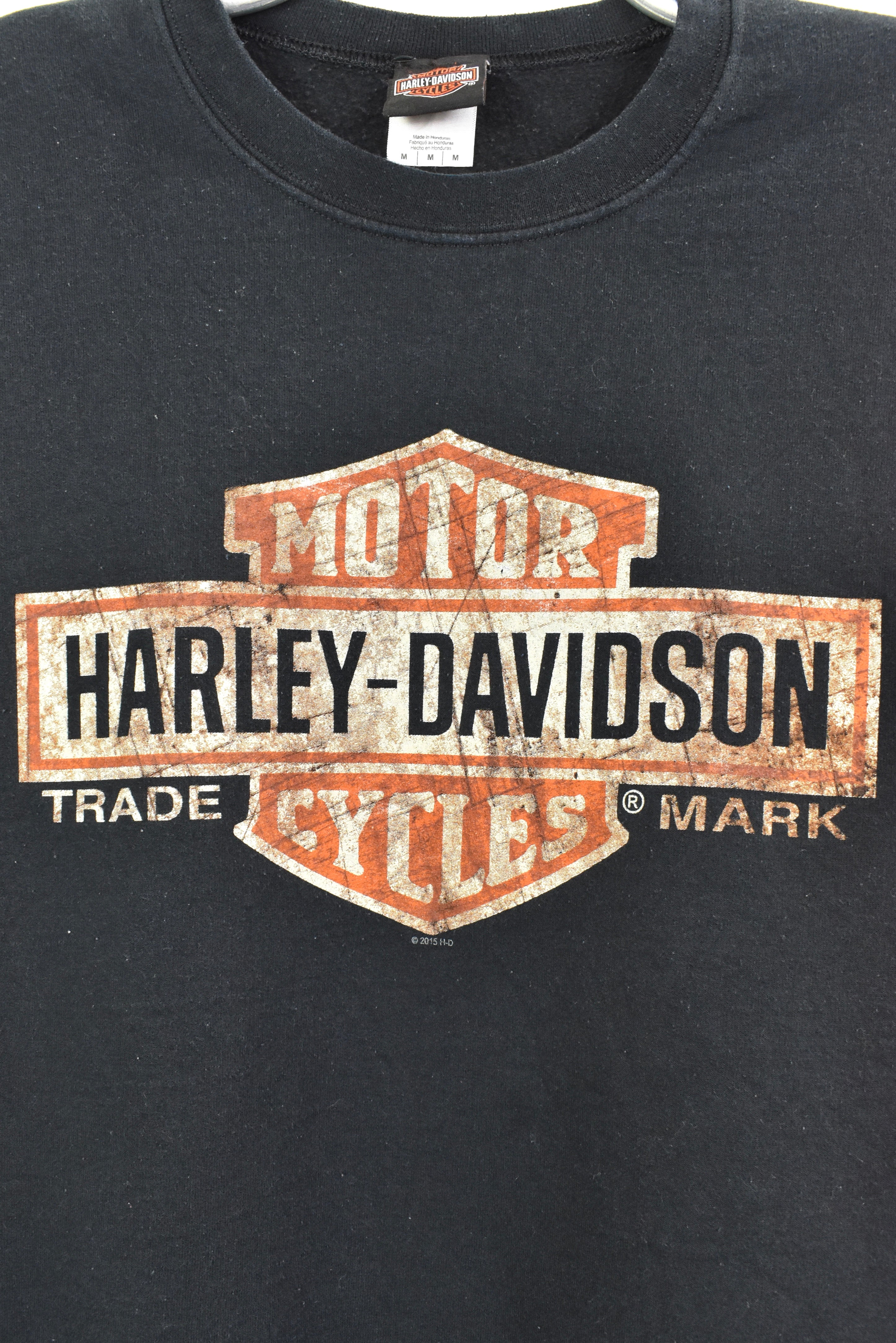 Modern 2015 Harley Davidson black sweatshirt | Medium HARLEY DAVIDSON