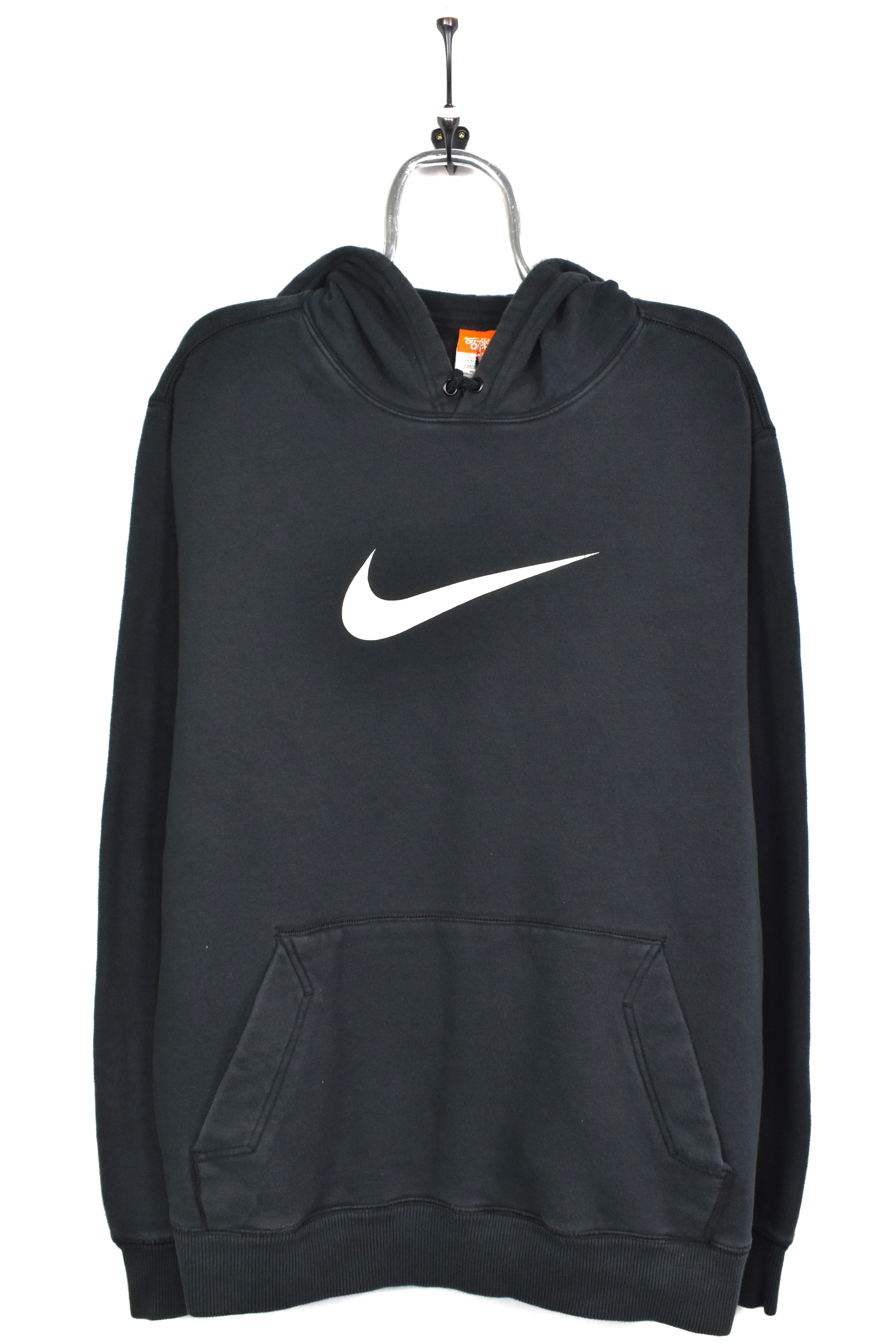 Vintage Nike hoodie, pullover graphic sweatshirt - XL, black NIKE