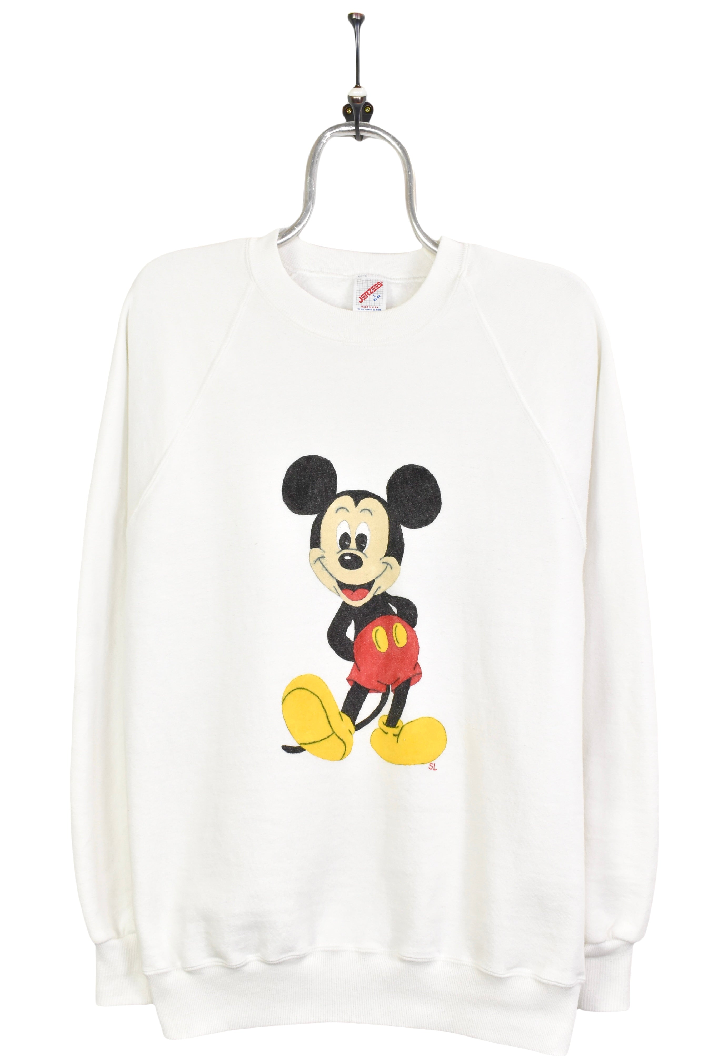 Vintage Disney Mickey white sweatshirt | Medium DISNEY / CARTOON