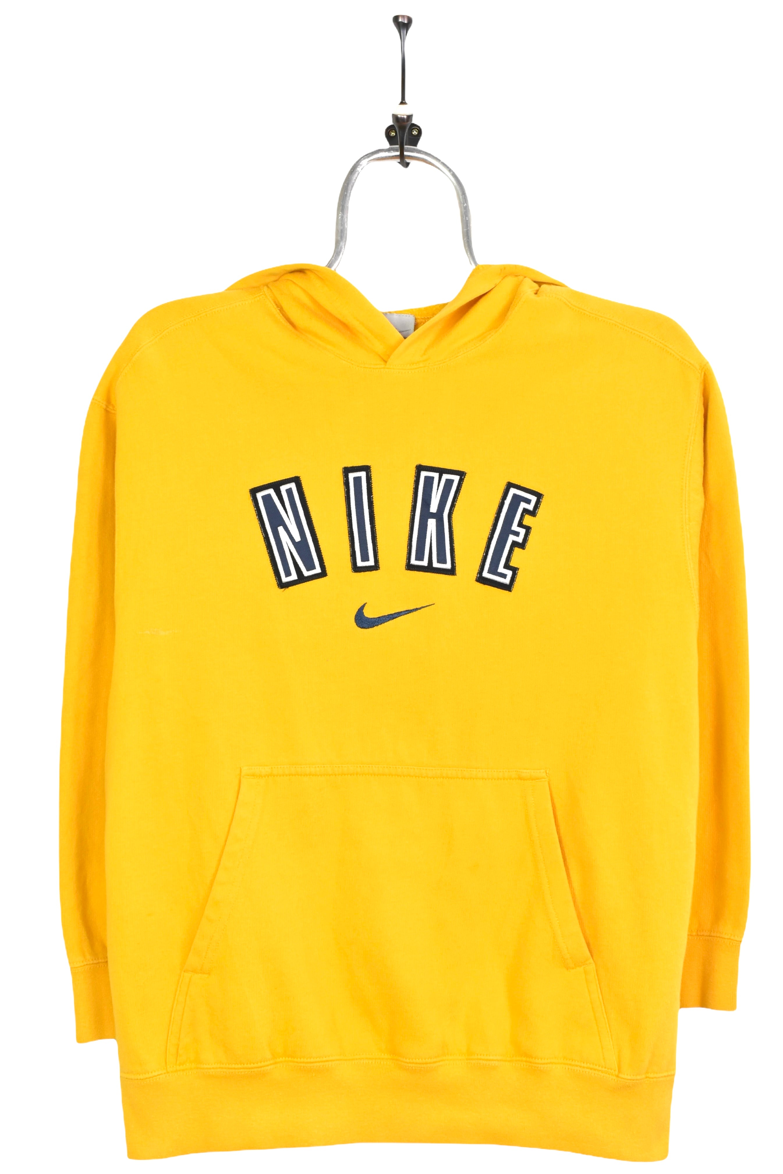 Vintage Nike embroidered yellow hoodie | Small NIKE