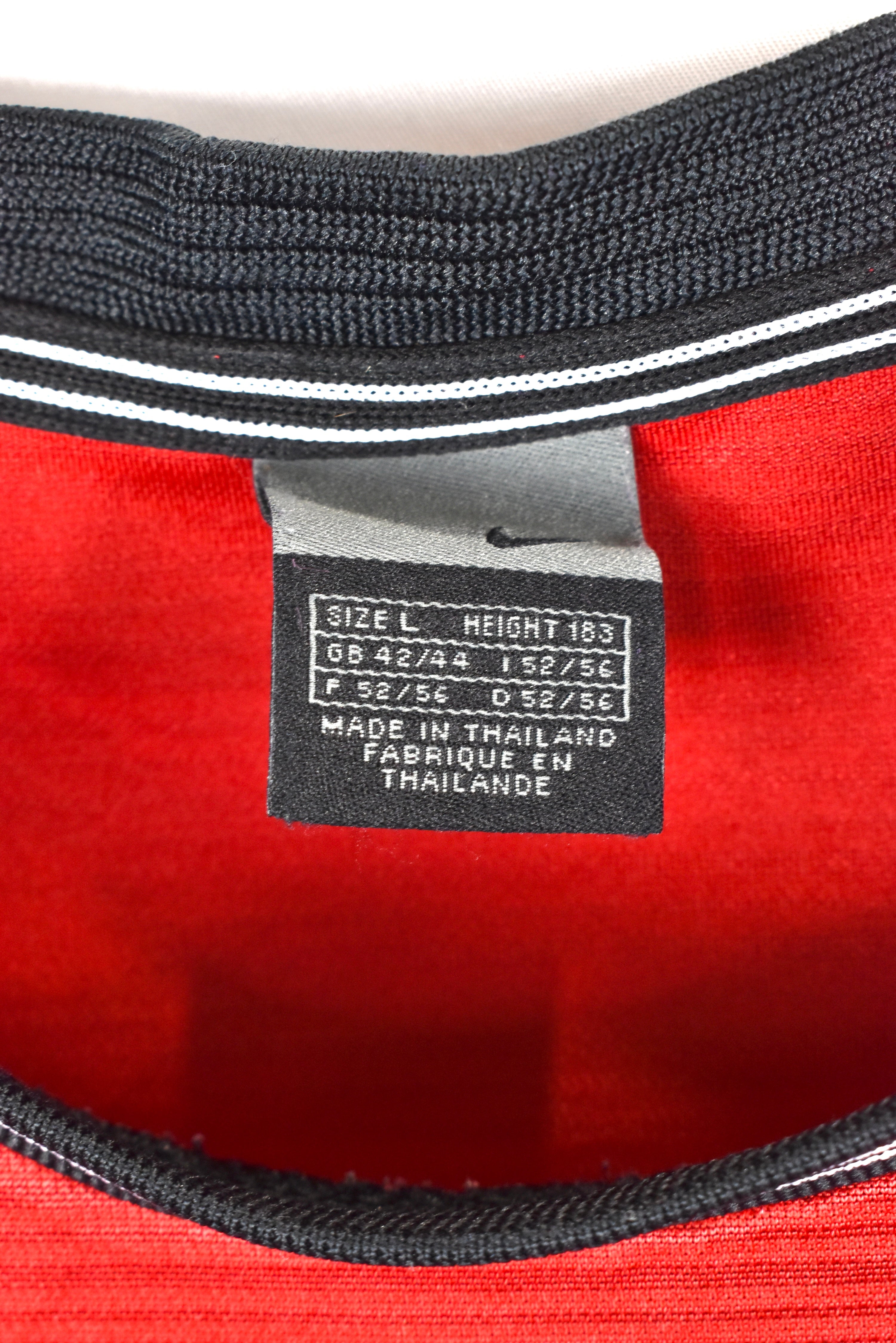 Vintage Nike shirt, red embroidered tee - AU L NIKE