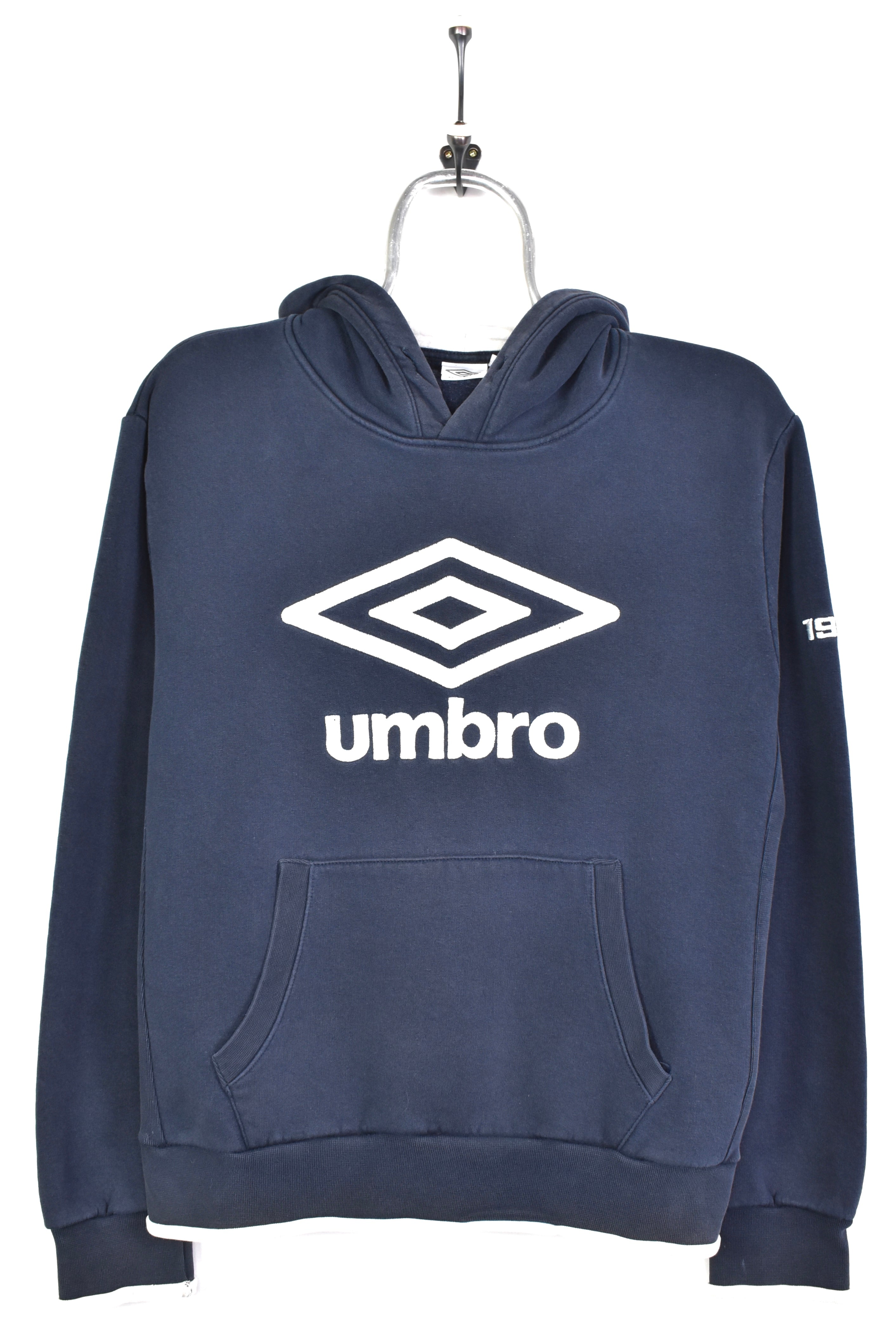 Vintage umbro embroidered navy hoodie | small UMBRO