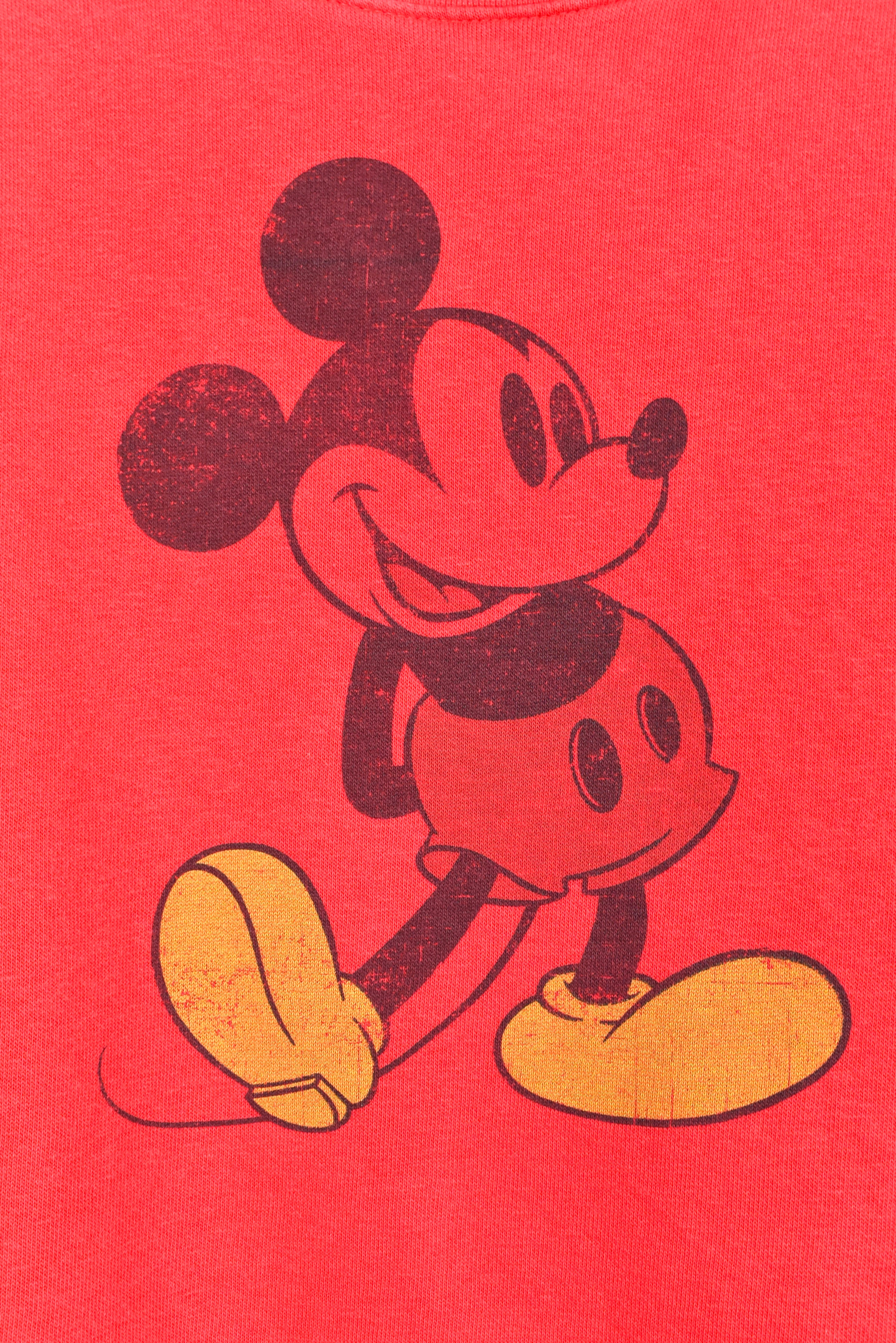 Vintage Mickey Mouse sweatshirt, Disney red graphic crewneck - AU XXL DISNEY / CARTOON