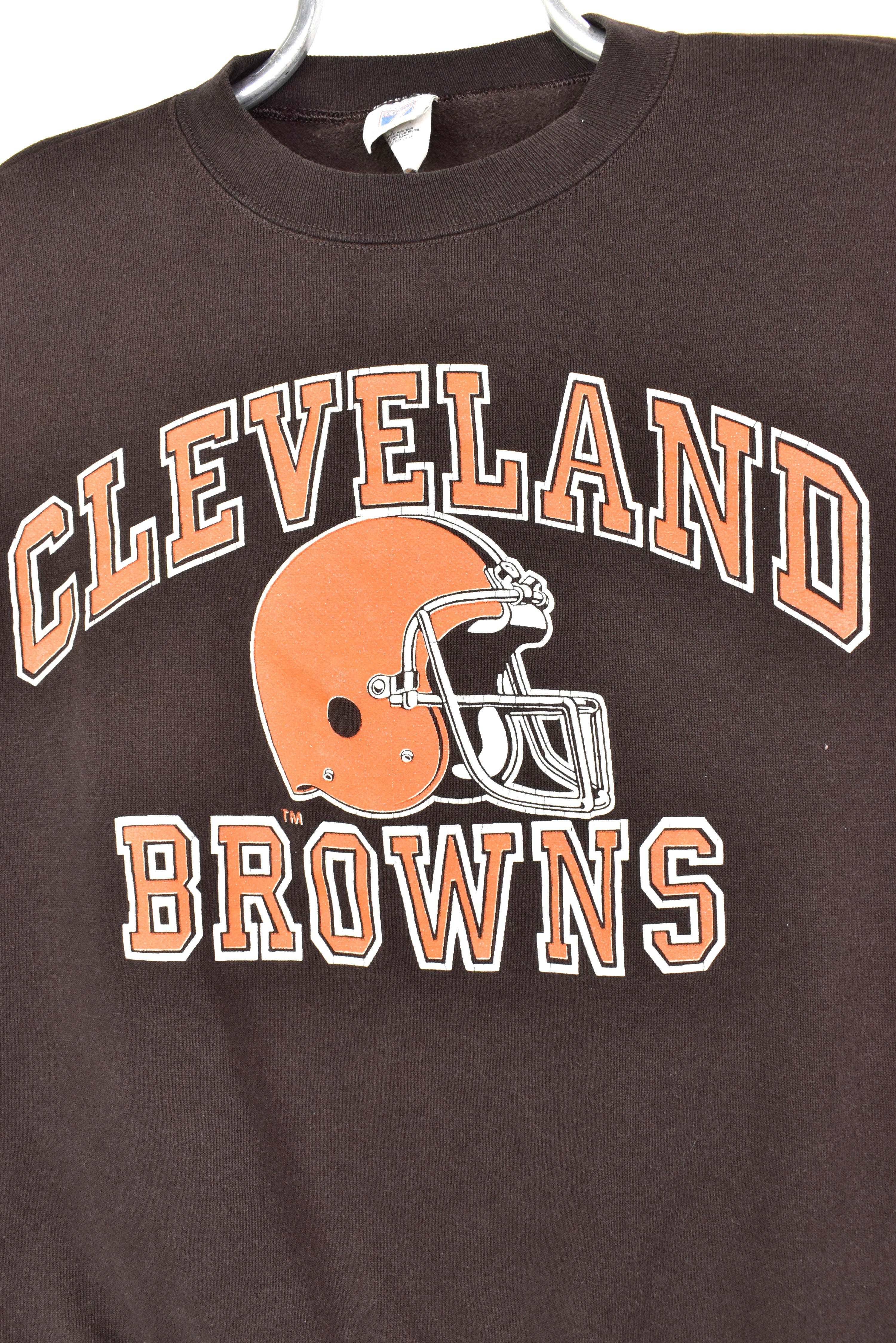 VINTAGE NFL CLEVELAND BROWS BROWN SWEATSHIRT | SMALL PRO SPORT