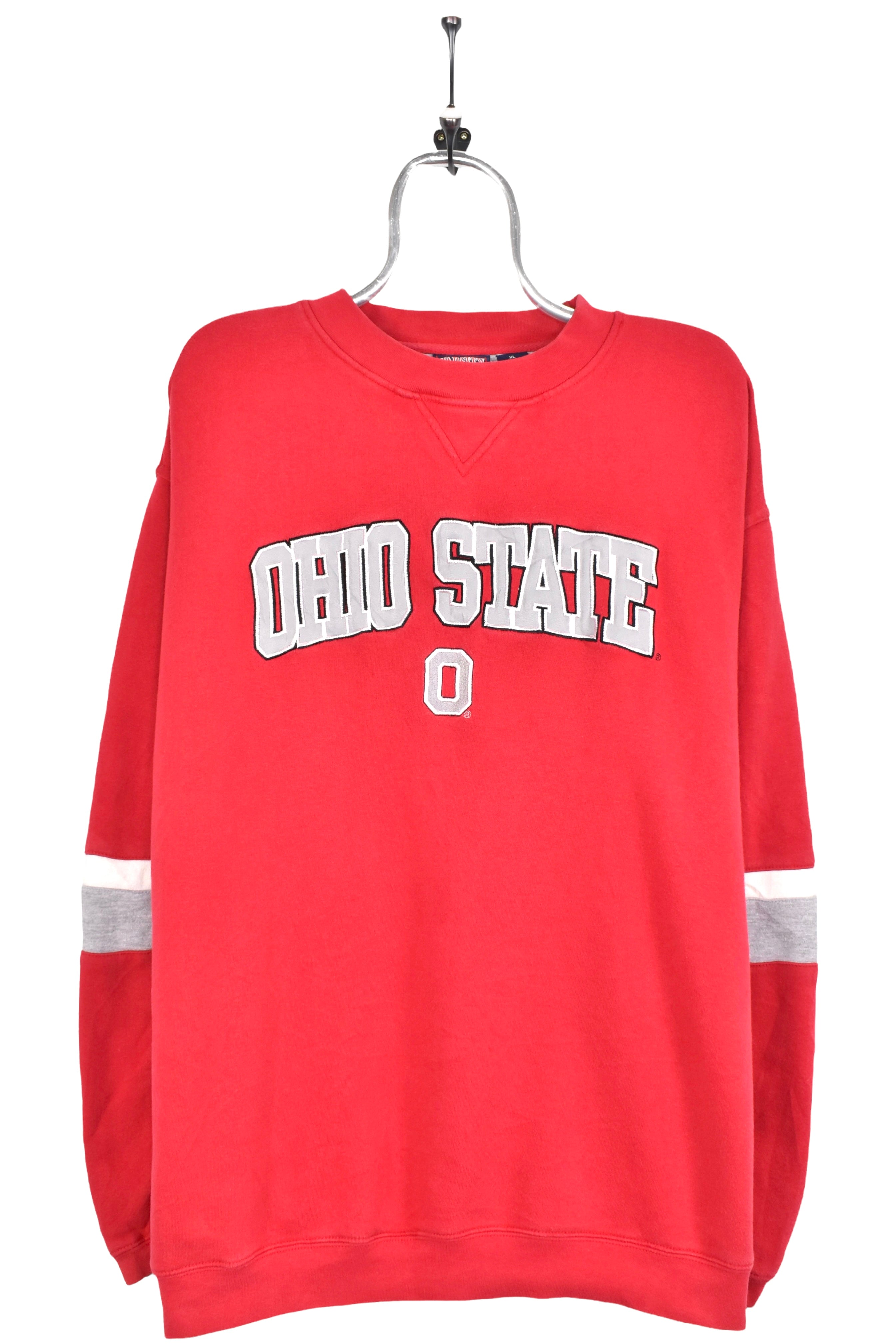 Vintage Ohio State University sweatshirt, red embroidered crewneck - AU XXL COLLEGE