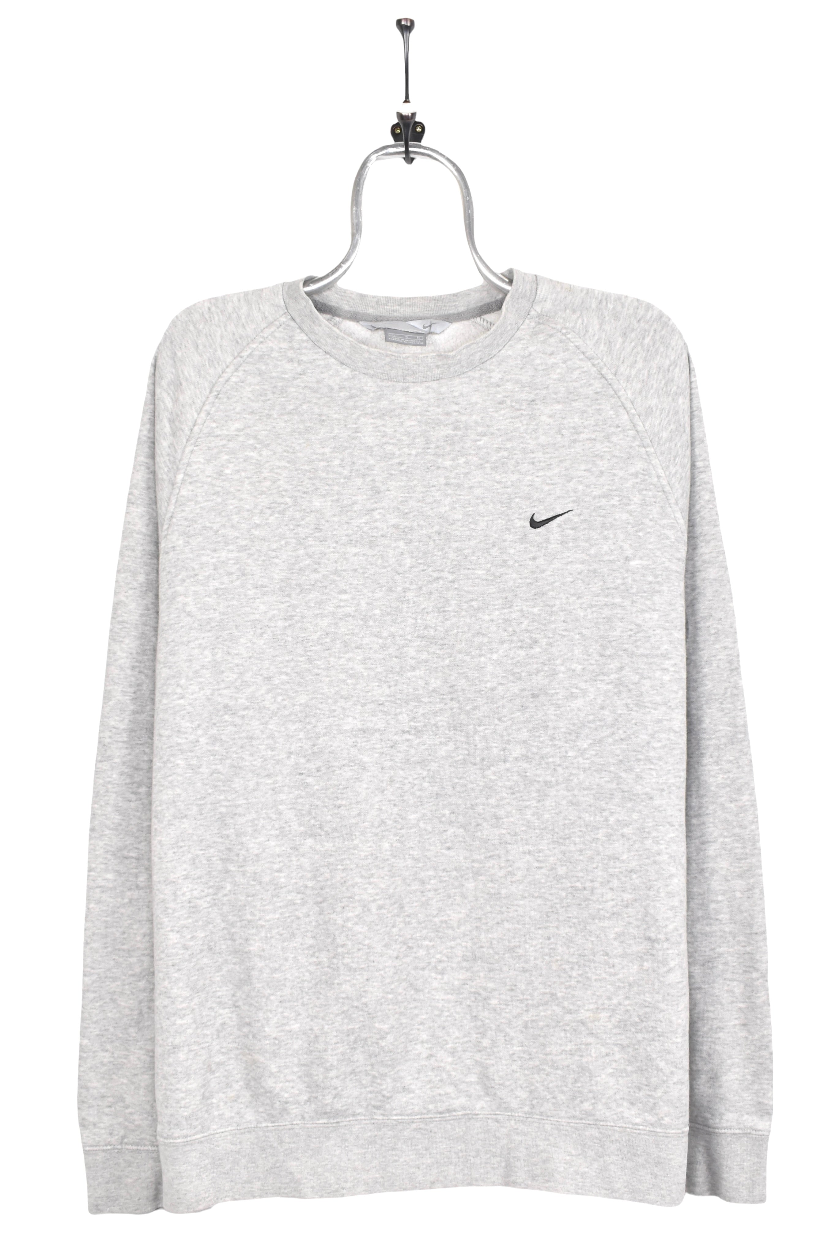 Vintage Nike sweatshirt, grey embroidered crewneck - AU XL NIKE