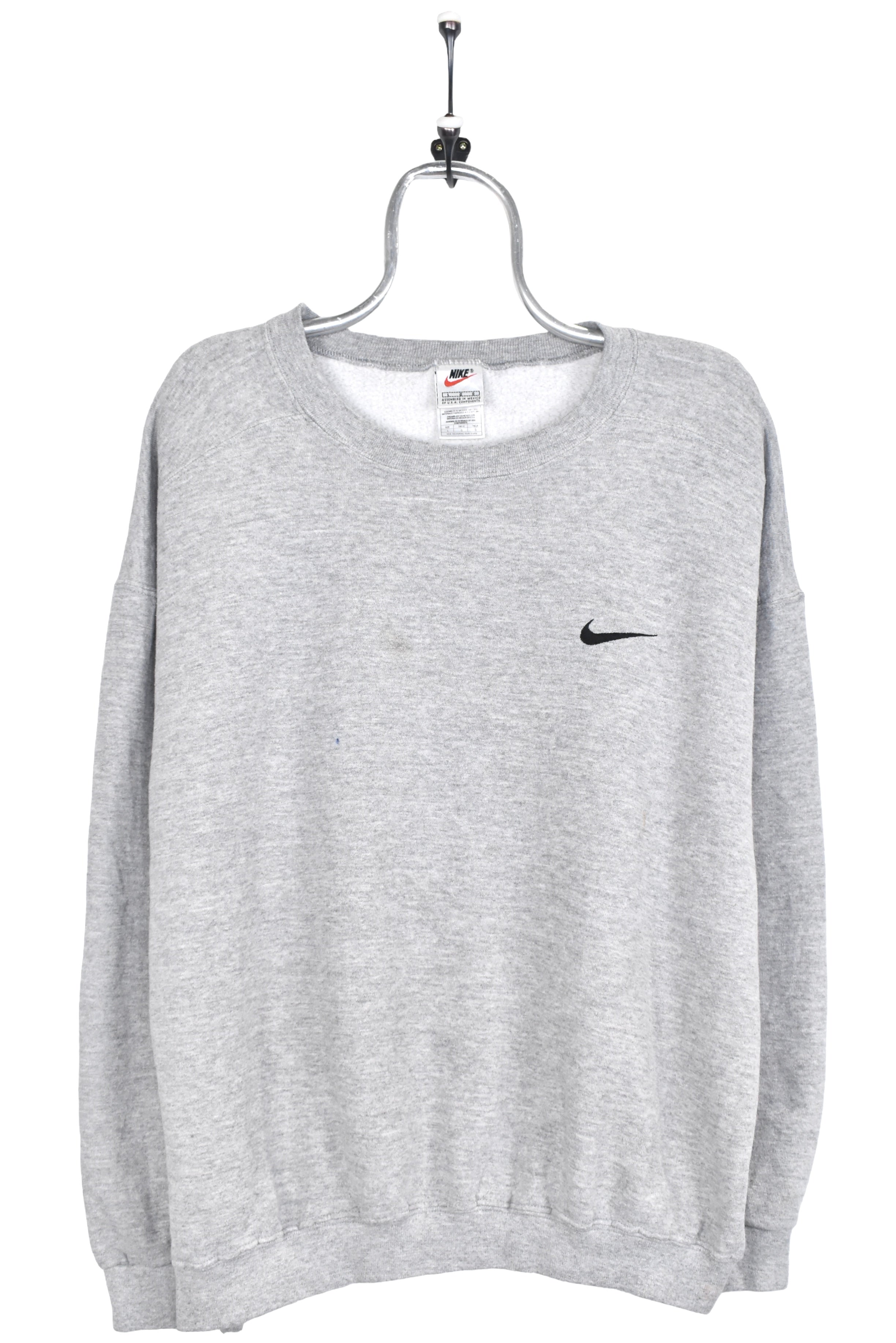 Vintage Nike Sweatshirt Grey Embroidered Crewneck AU Large   PhotoRoom 001 20230211 082326 