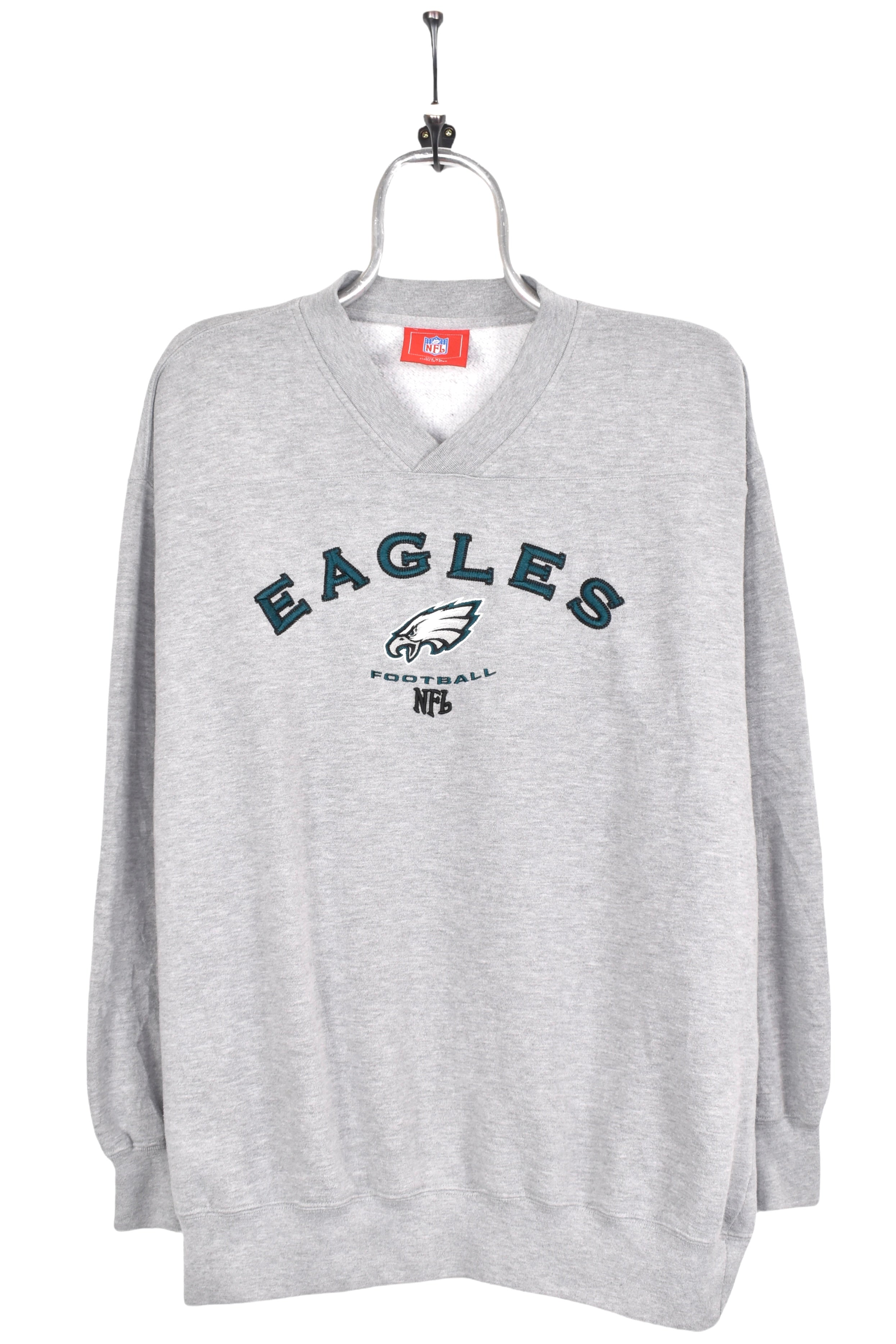 Vintage Philadelphia Eagles sweatshirt, NFL grey embroidered crewneck - AU XL PRO SPORT