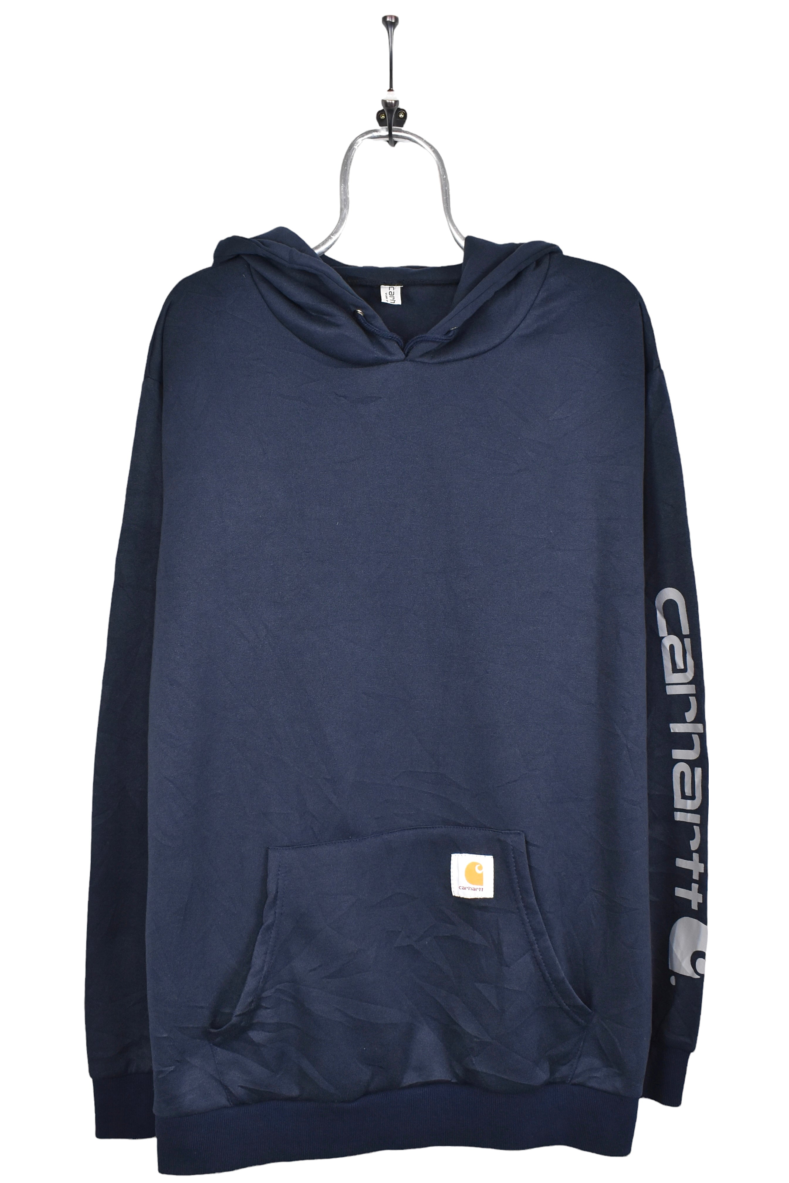 Modern Carhartt hoodie, navy blue graphic sweatshirt - AU XL CARHARTT