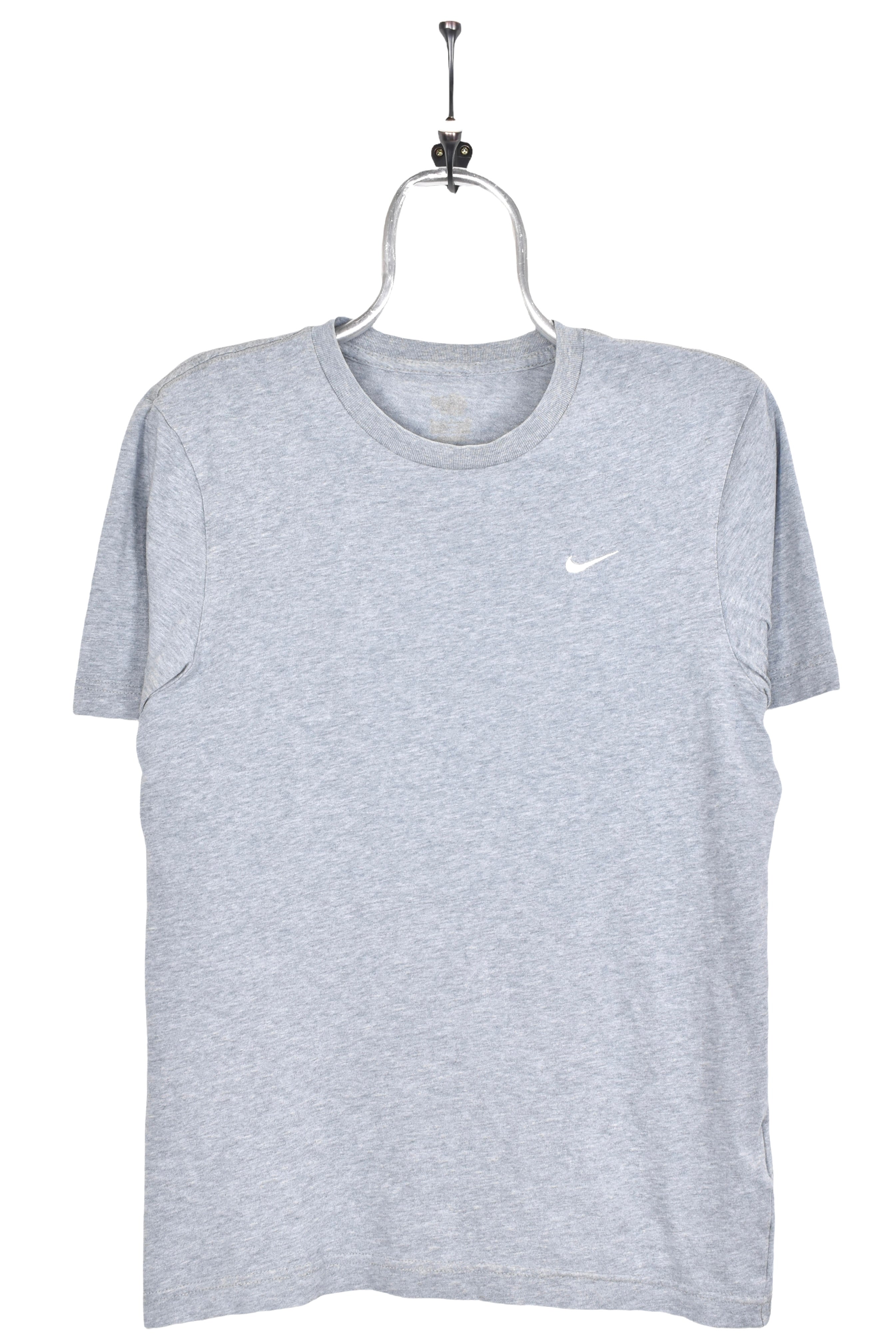 Women's vintage Nike shirt, grey embroidered tee - AU Medium NIKE