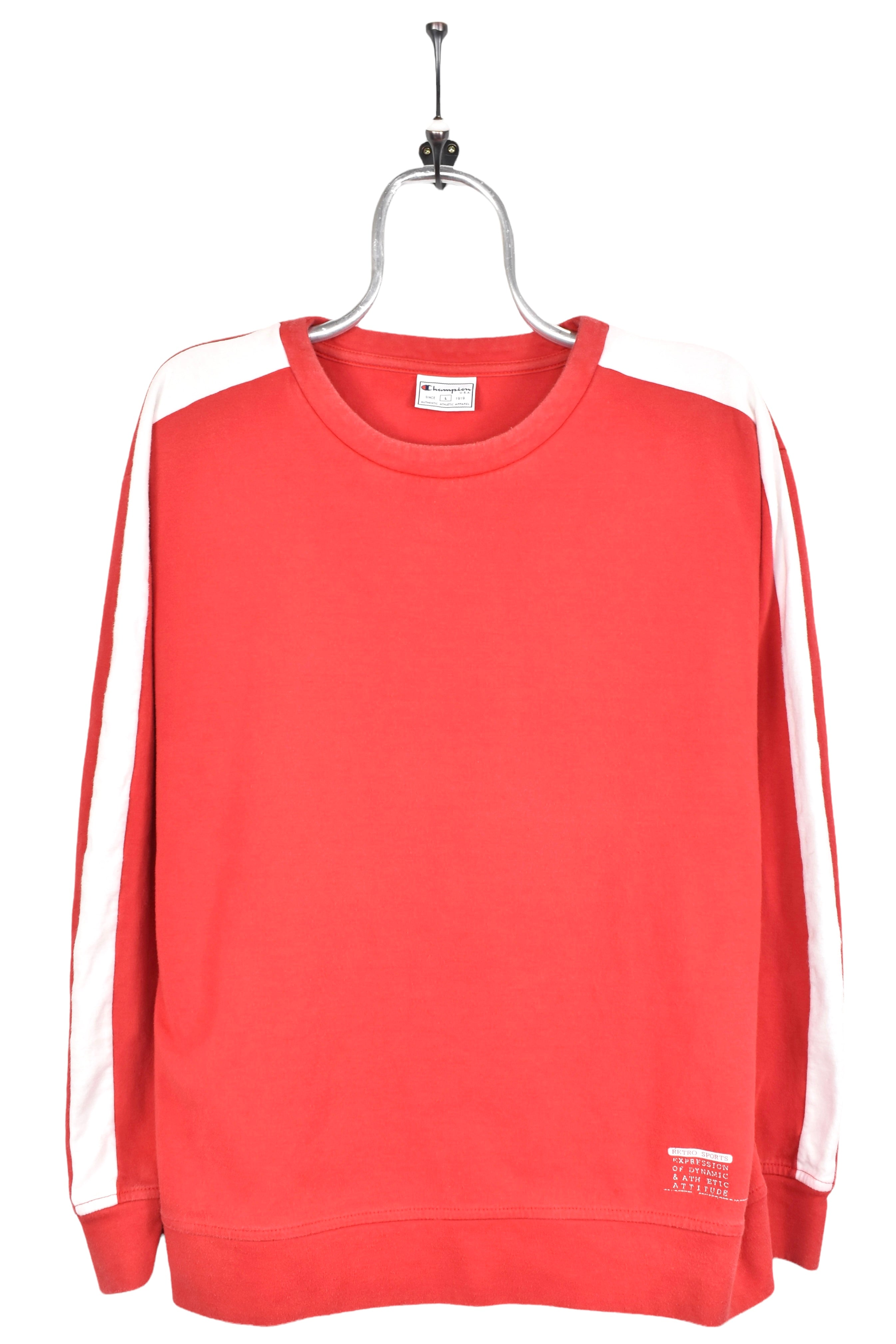 Vintage Champion sweatshirt, red graphic crewneck - AU Medium CHAMPION