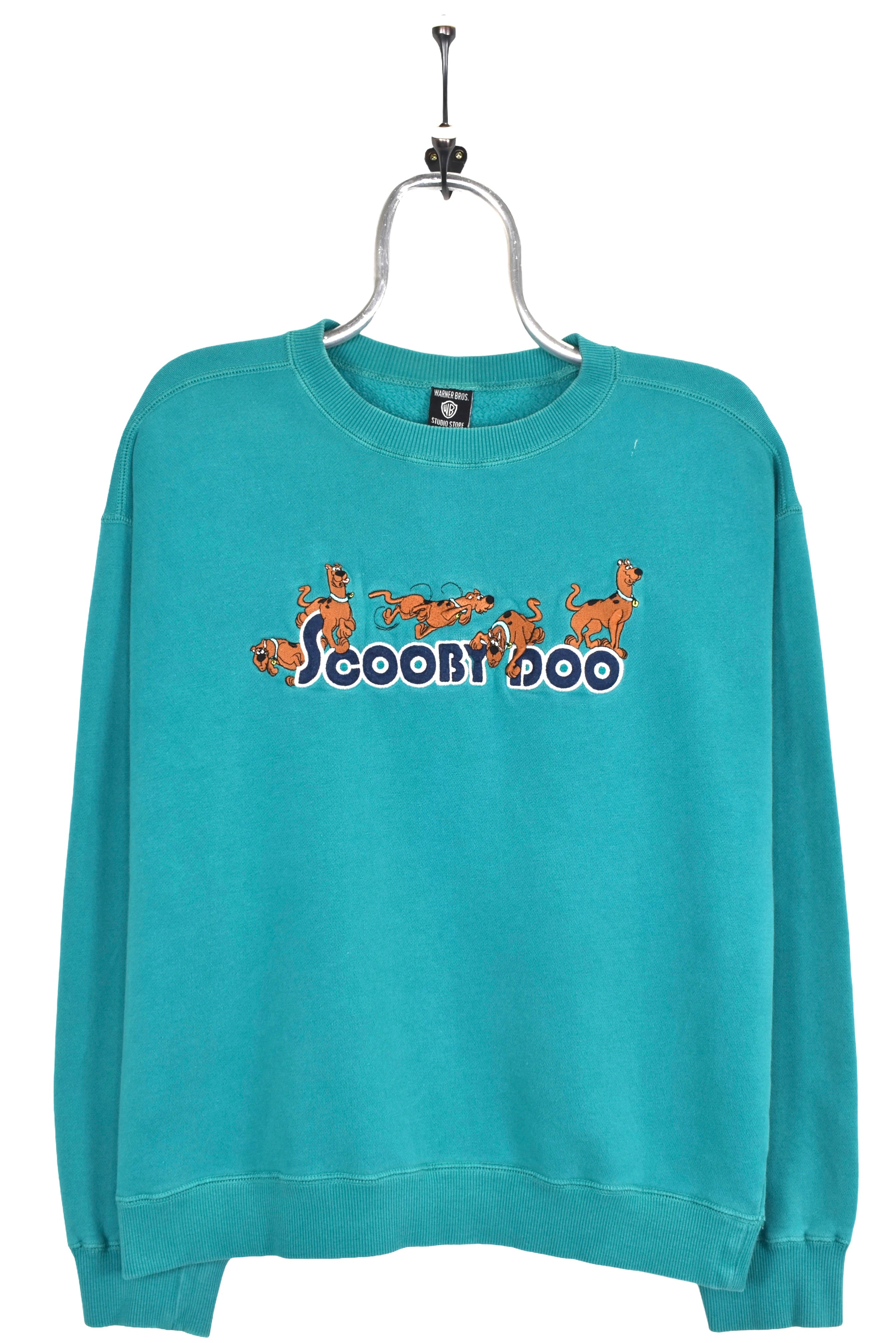 Vintage Scooby Doo sweatshirt, blue embroidered crewneck - Medium