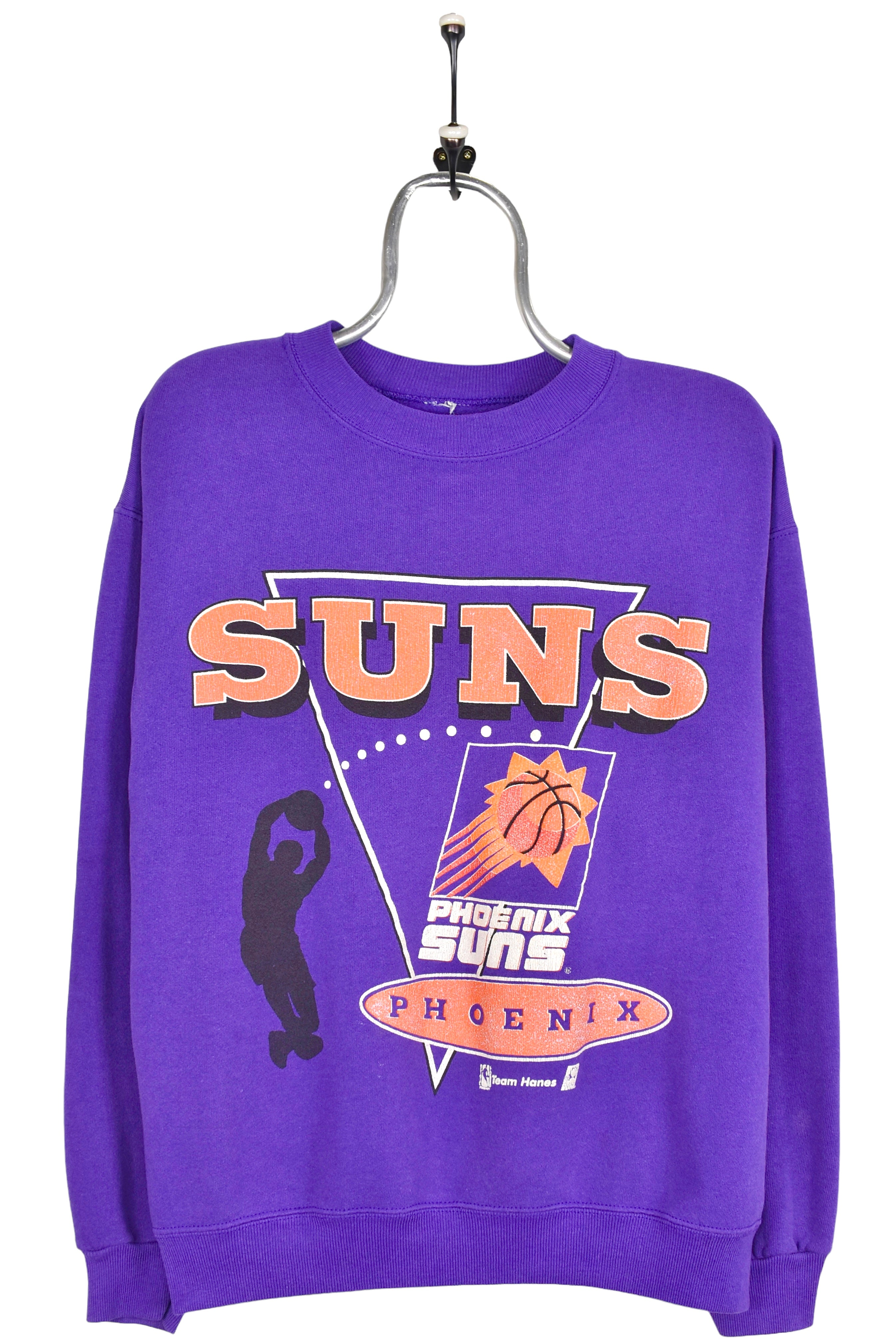 Phoenix Suns Vintage 1990's NBA Crewneck Sweatshirt Sweater Black / M