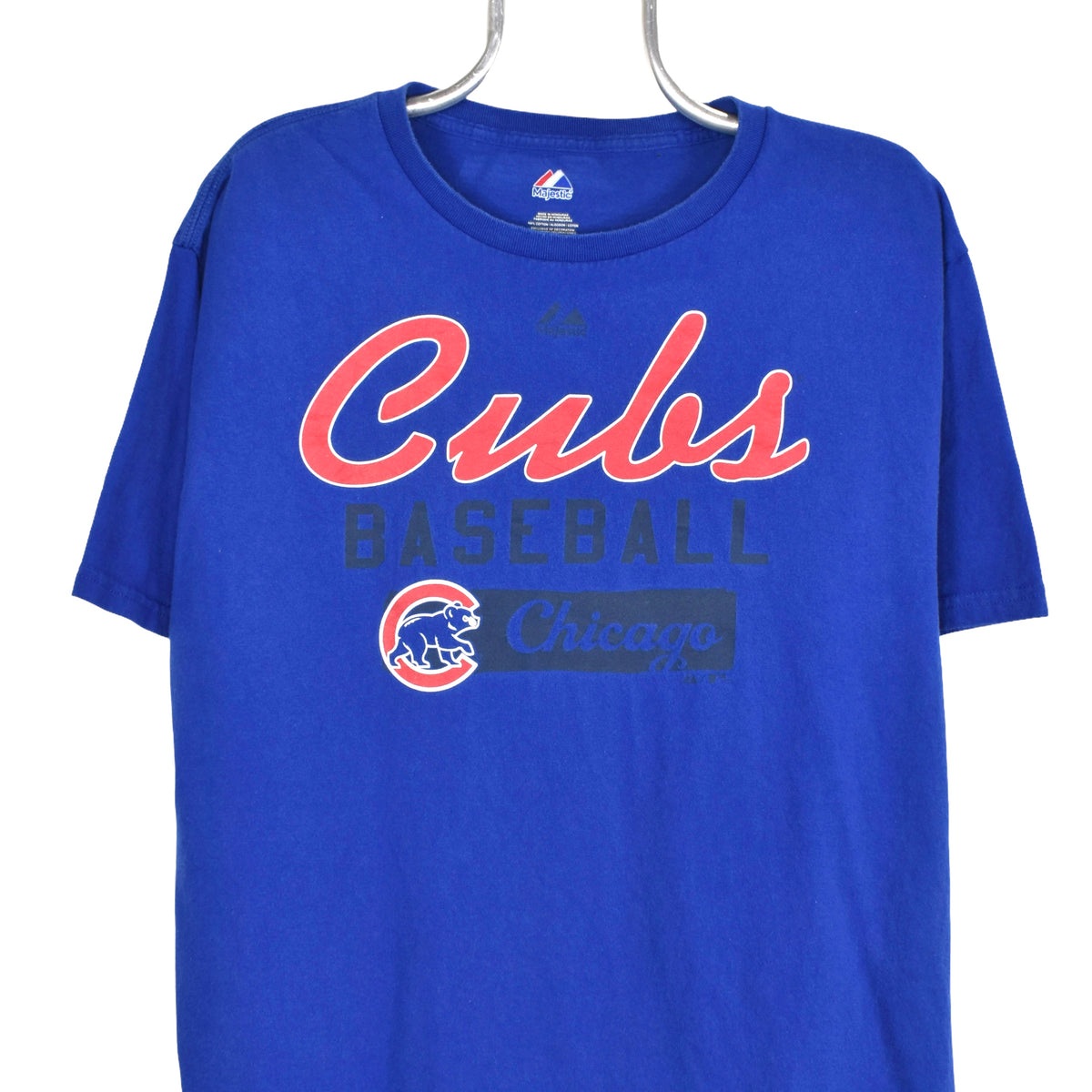 Modern Chicago Cubs shirt, MLB blue graphic tee - AU Large