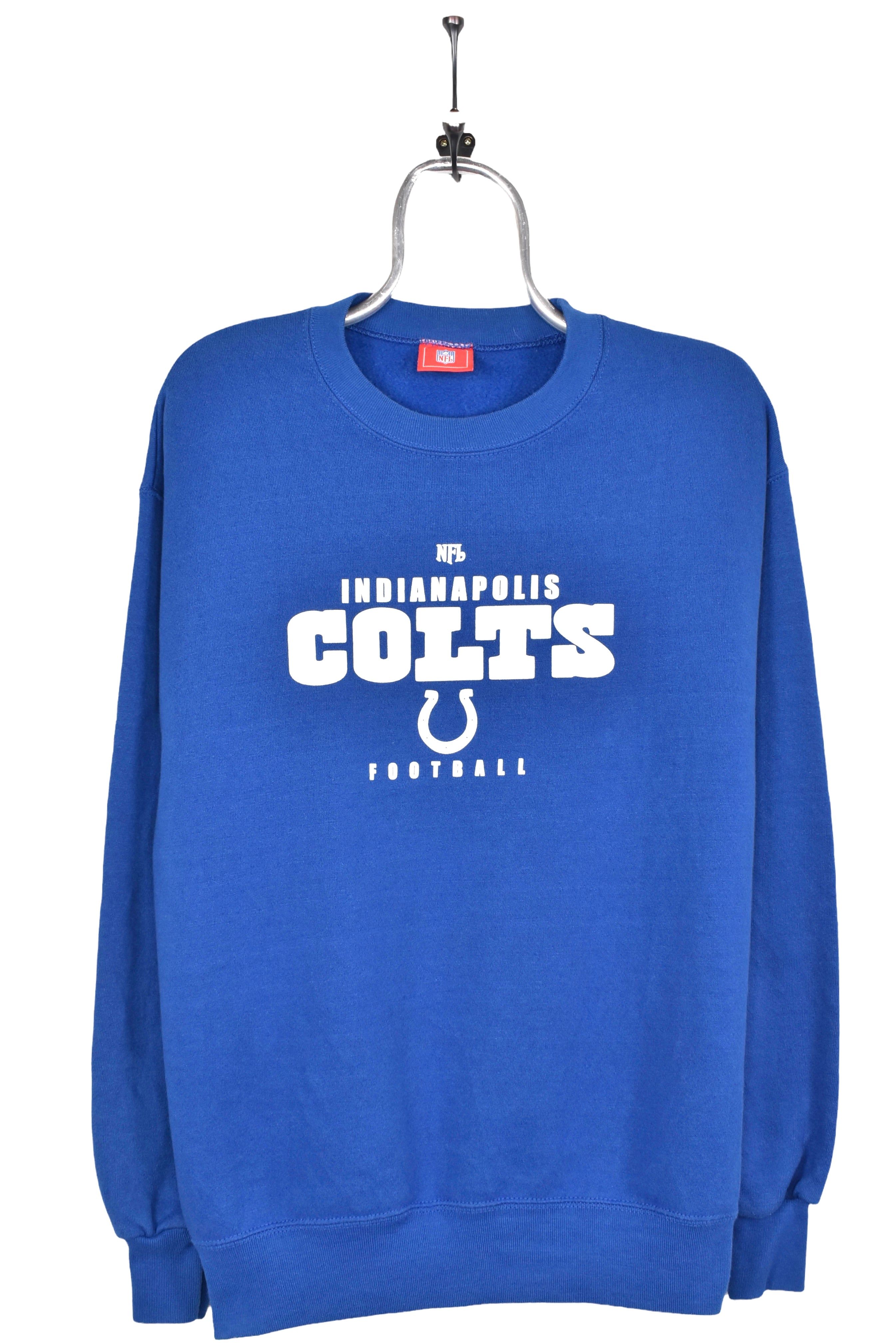 Vintage Indianapolis Colts sweatshirt, NFL blue graphic crewneck - AU Large PRO SPORT