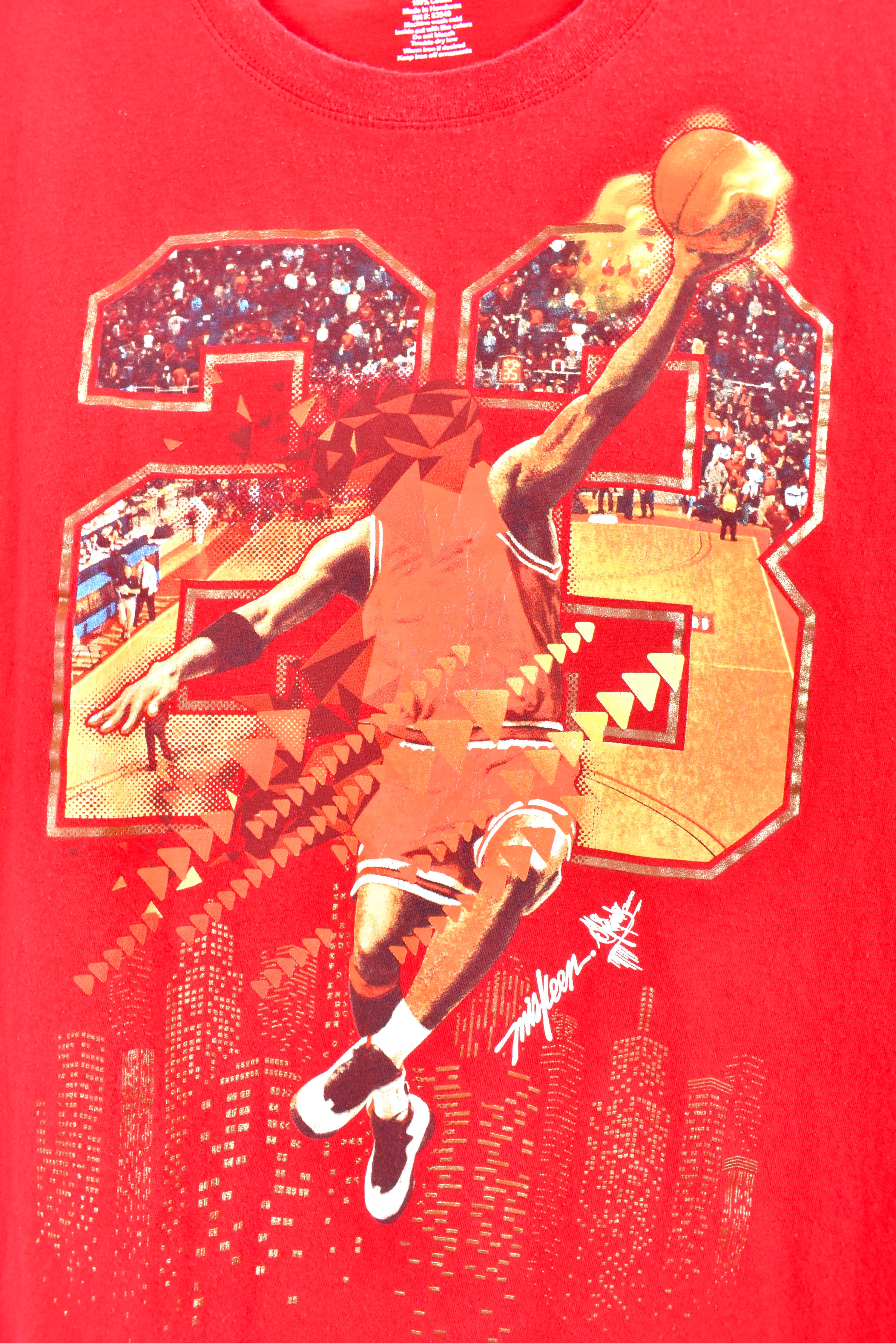 Vintage 2000 basketball red T-shirt | 3XL PRO SPORT